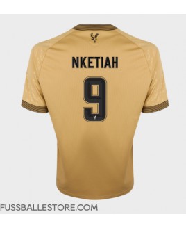 Günstige Crystal Palace Eddie Nketiah #9 Auswärtstrikot 2025-26 Kurzarm